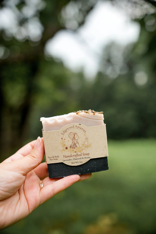 Lavender Charcoal Facial & Body Bar